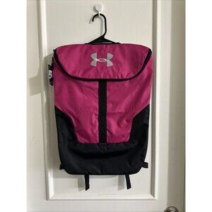 Under Armour NWT Expandable Sackpack UA Backpack Pink Black